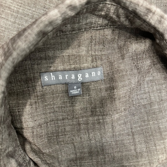 Sharagano Brown Long Sleeve Dress - Picture 4 of 4